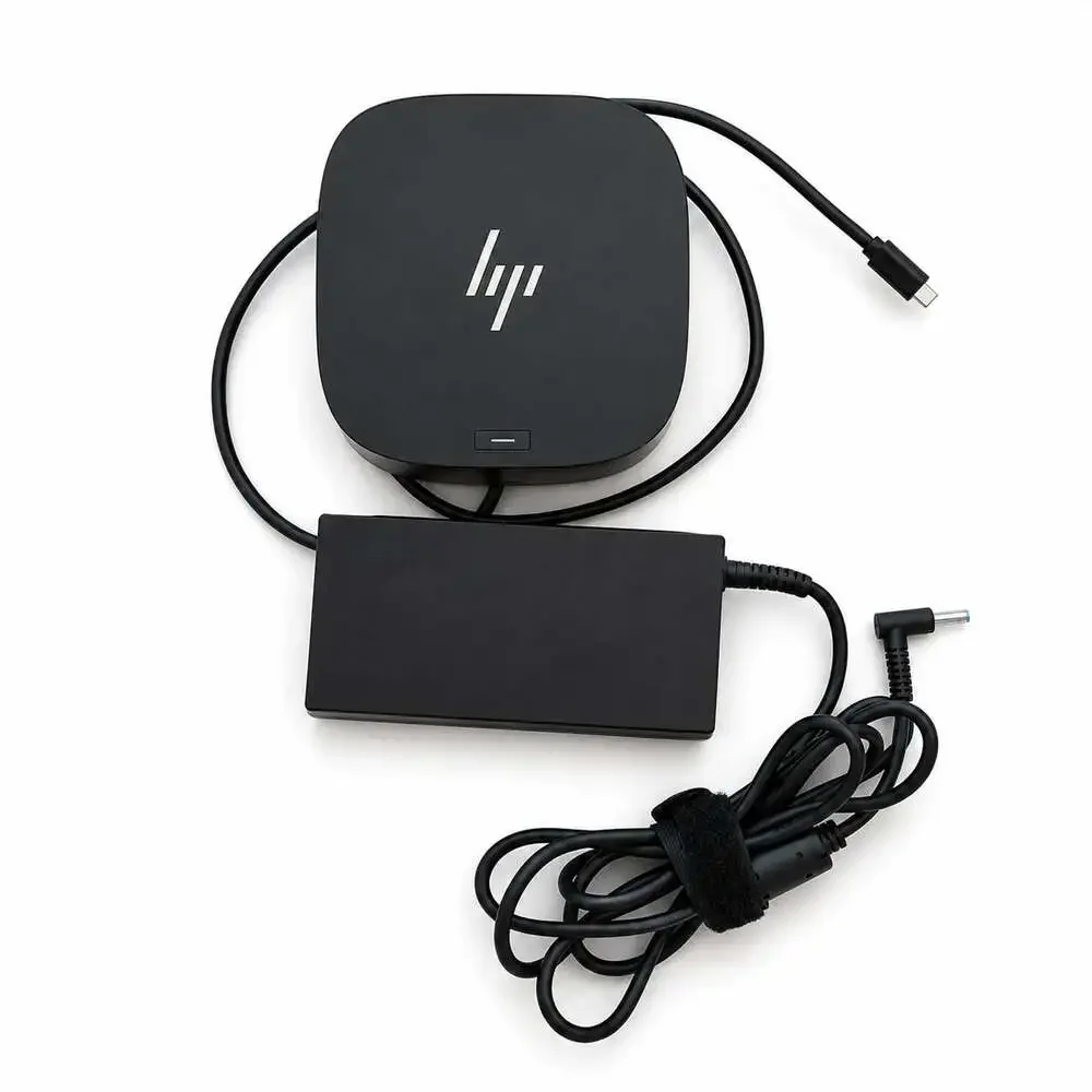 HP USB-C Dock G5 Universal Docking Station with 120W AC Power Adapter